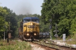 CSX Q613 rounds the curve at the south end of town